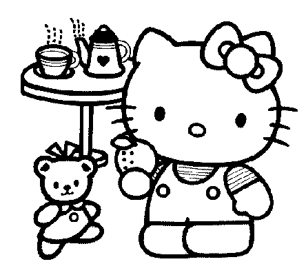 Hello Kitty kolorowanki